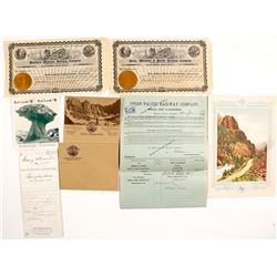 Montana Railroad Ephemera