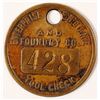 Image 1 : ENTERPRISE ENGINE & FOUNDRY CO. Round Brass Tool Check