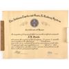 Image 1 : Retirement Certificate from the Atchison, Topeka & Santa Fe Railroad