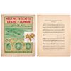 Image 1 : Alaskan -Yukon Pacific Exposition Pin and Sheet Music