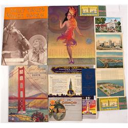 Golden Gate Exposition Ephemera