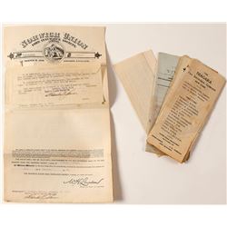 Tonopah Mining Ephemera
