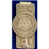 Image 1 : Mexican Coin Silver Sterling Money Clip