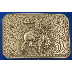 Rodeo Bucking Bronco Cowboy Belt Buckle