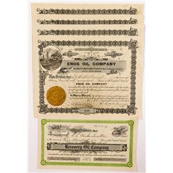 Scarce Oil stocks: Enos and Recovery