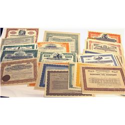 Oil Stock Certificate Horde