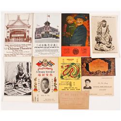 Chinese Advertising postcards and cards