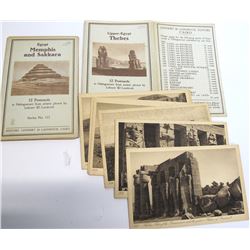 2 Egyptian Postcard Sets