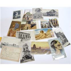 15 Egyptian Wonders Postcards with RPC