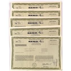 Reno Air Stock Certificates