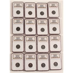 16 Idaho Saloon Unc. Tokens