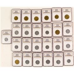 Utah and Wyoming Tokens (25)