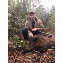 1 1/2-day Florida Wild Boar Hunt for 4 Hunters
