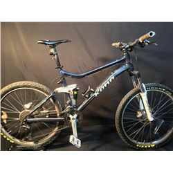 BLUE KONA TANUKI 27 SPEED FULL SUSPENSION MOUNTAIN BIKE WITH FULL DISC BRAKES
