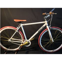 WHITE VORLAD VS01 SINGLE SPEED ROAD BIKE
