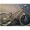 BROWN KONA SINGLE SPEED FRONT SUSPENSION MOUNTAIN BIKE WITH FULL DISC BRAKES