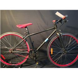 BLACK DAMOUR SINGLE SPEED ROAD BIKE