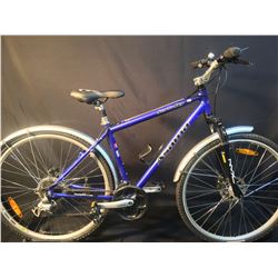 BLUE ASAMA SEA TO SKY 24 SPEED FRONT SUSPENSION MOUNTAIN BIKE WITH FULL DISC BRAKES