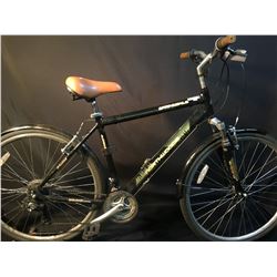 BLACK NORTHWOODS SPRINGDALE 21 SPEED HYBRID BIKE