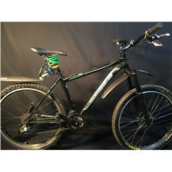 BLACK ROCKY MOUNTAIN EDGE 27 SPEED FRONT SUSPENSION MOUNTAIN BIKE WITH FULL DISC BRAKES