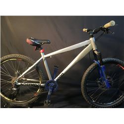 GREY KONA SHRED 24 SPEED FRONT SUSPENSION MOUNTAIN BIKE WITH FULL DISC BRAKES