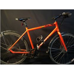 ORANGE SCOTT SUB 10 8 SPEED HYBRID BIKE WITH FULL DISC BRAKES