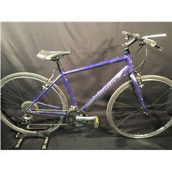 PURPLE SPECIALIZED VITA 24 SPEED HYBRID BIKE