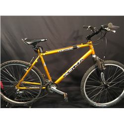 GOLD KONA FIRE MOUNTAIN 24 SPEED FRONT SUSPENSION MOUNTAIN BIKE
