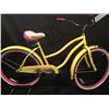 Image 1 : YELLOW HUFFY CRANBROOK SINGLE SPEED CRUISER BIKE
