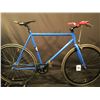 Image 1 : BLUE SINGLE SPEED ROAD BIKE