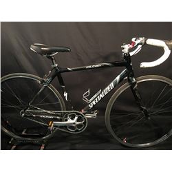 GREY SPECIALIZED ROUBAIX SINGLE SPEED ROAD BIKE