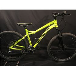 GREEN NORCO STORM 24 SPEED FRONT SUSPENSION MOUNTAIN BIKE WITH FULL DISC BRAKES