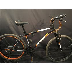 BLACK OZARK TRAIL HI-10 21 SPEED FRONT SUSPENSION MOUNTAIN BIKE