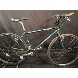 GREEN BRODIE DYNAMO 21 SPEED HYBRID BIKE