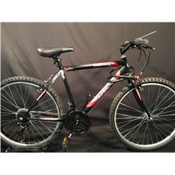 BLACK SUPERCYCLE SC 1800 18 SPEED FRONT SUSPENSION MOUNTAIN BIKE