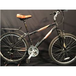 BLACK NORCO PLATEAU 21 SPEED FRONT SUSPENSION MOUNTAIN BIKE