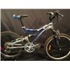 BLUE INFINITY QUARK 21 SPEED FULL SUSPENSION MOUNTAIN BIKE