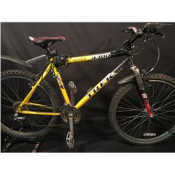 YELLOW TREK 4300 18 SPEED FRONT SUSPENSION MOUNTAIN BIKE