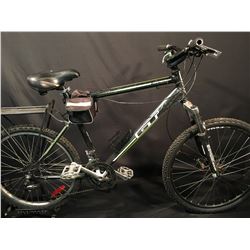 BLACK GT AGGRESSOR 21 SPEED FRONT SUSPENSION MOUNTAIN BIKE