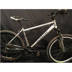 GREY NORCO BUSHPILOT 24 SPEED FRONT SUSPENSION MOUNTAIN BIKE WITH FULL DISC BRAKES