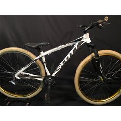 WHITE SCOTT ASPECT SINGLE SPEED FRONT SUSPENSION MOUNTAIN BIKE