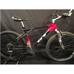 BLACK GT 24 SPEED FRONT SUSPENSION MOUNTAIN BIKE WITH FULL DISC BRAKES
