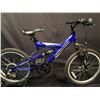 Image 1 : BLUE NAKAMURA STORM 6 SPEED FULL SUSPENSION KIDS MOUNTAIN BIKE