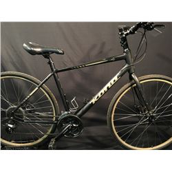 BLACK KONA DEWEY 24 SPEED HYBRID BIKE WITH FULL DISC BRAKES