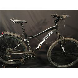 BLACK NORCO STORM 27 SPEED FRONT SUSPENSION MOUNTAIN BIKE