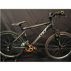 BLACK GT AGGRESSOR 21 SPEED FRONT SUSPENSION MOUNTAIN BIKE