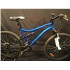 Image 1 : BLUE 27 SPEED FULL SUSPENSION MOUNTAIN BIKE