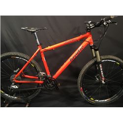 ORANGE BRODIE CLIMBMAX 27 SPEED FRONT SUSPENSION MOUNTAIN BIKE WITH FULL HYDRAULIC DISC BRAKES