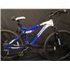 Image 1 : BLUE SCHWINN GRANDE 24 SPEED FULL SUSPENSION MOUNTAIN BIKE WITH FULL DISC BRAKES