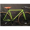 Image 1 : GREEN PURE FIX CYCLES SINGLE SPEED ROAD BIKE